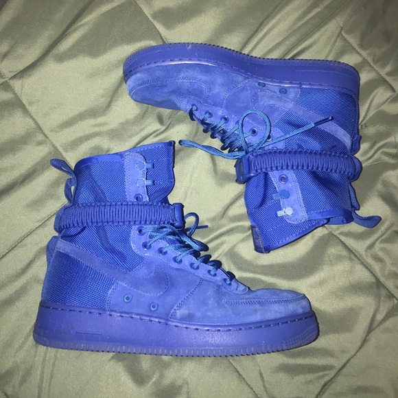 nike sf air force 1 high royal blue
